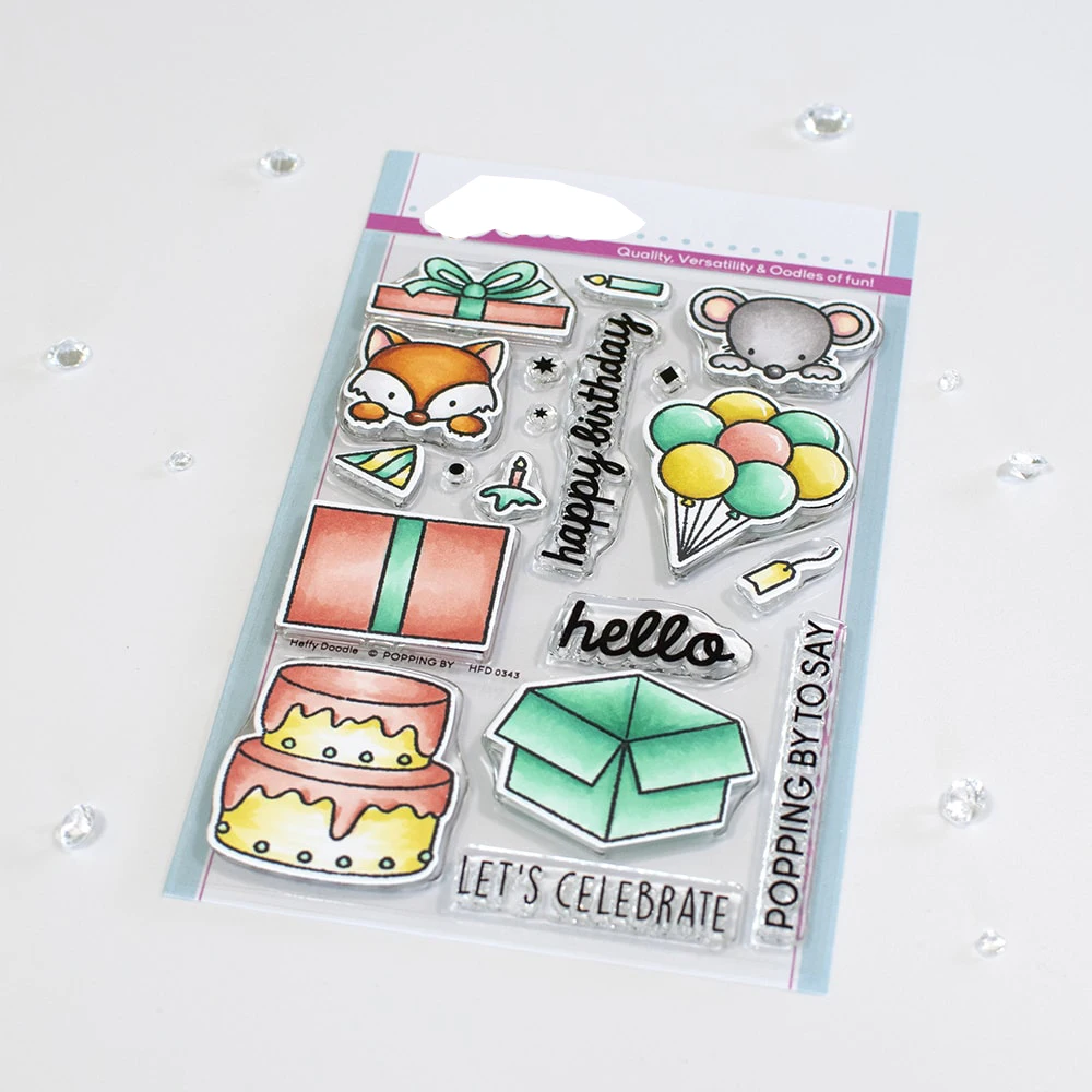 

Box Gift Balloon Fox Cutting Dies and Stamps Scrapbook Dariy Decoration Stencil Embossing Template Diy Greeting Card Handmade