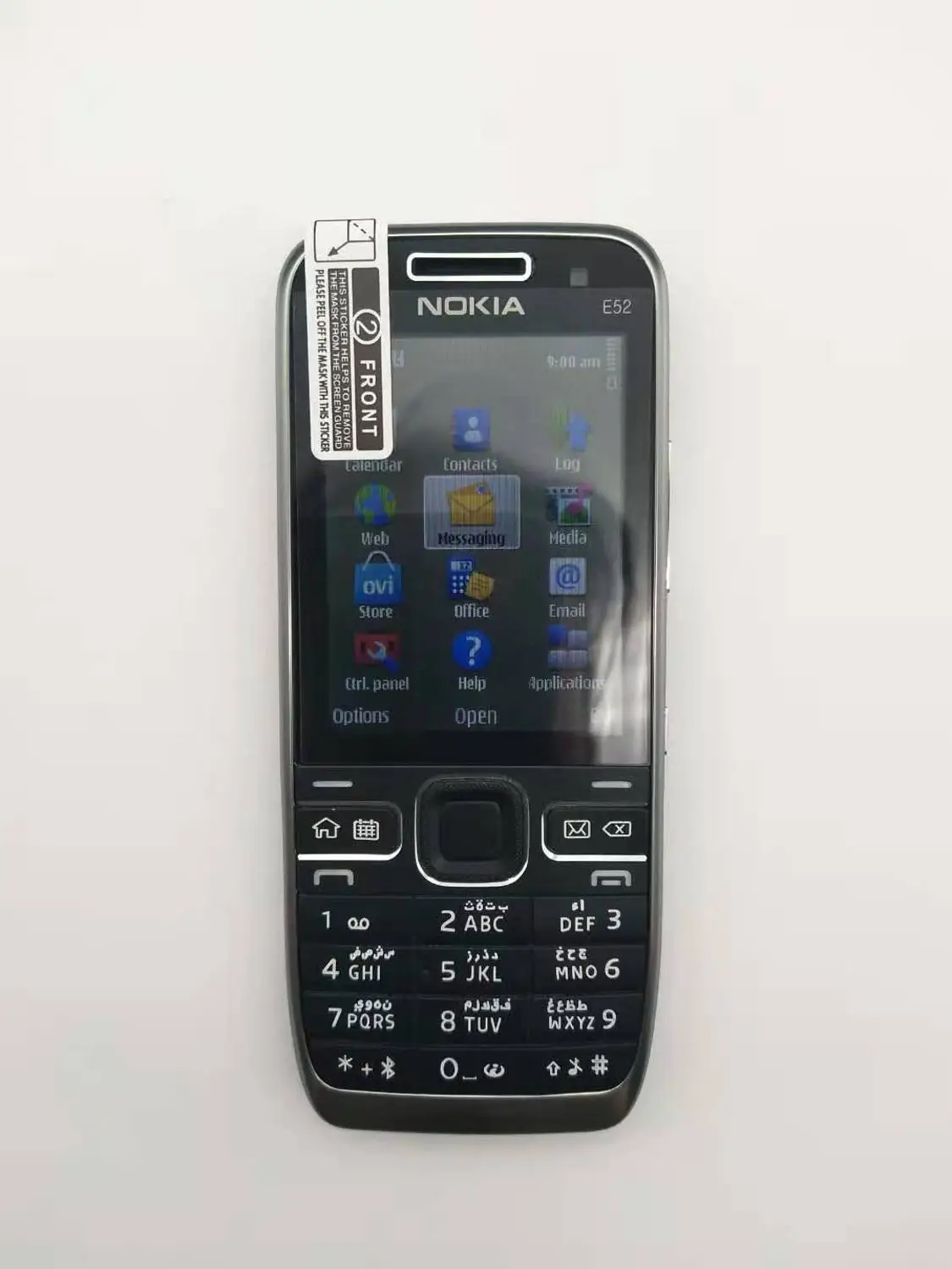 E52 разблокированный Nokia E52 GSM WCDMA сотовый телефон Wifi Bluetooth gps 3.2MP камера телефон Восстановленный - Цвет: Черный