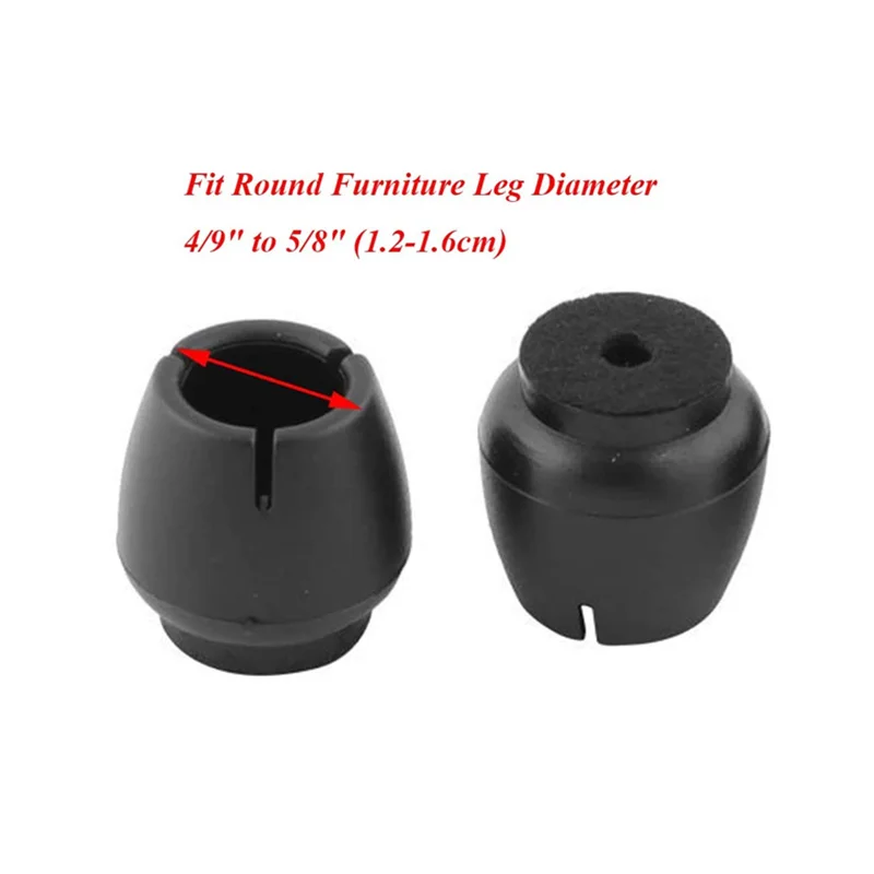 24 шт. силиконовые накладки на ножки стола для защиты пола | Мебель