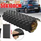 50*100 см 20 мм автомобильный коврик для звукоизоляции, шумоизоляция, мерцающий капот двигателя, тепловой экран, пена, хлопковая наклейка