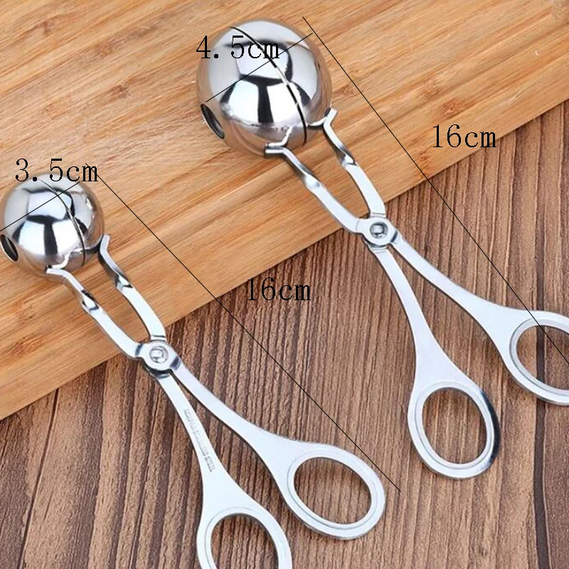 

Stainless Steel Meatball Maker Clip Fish Ball Rice Ball Making Mold Form Tool Kitchen Accessories Gadgets