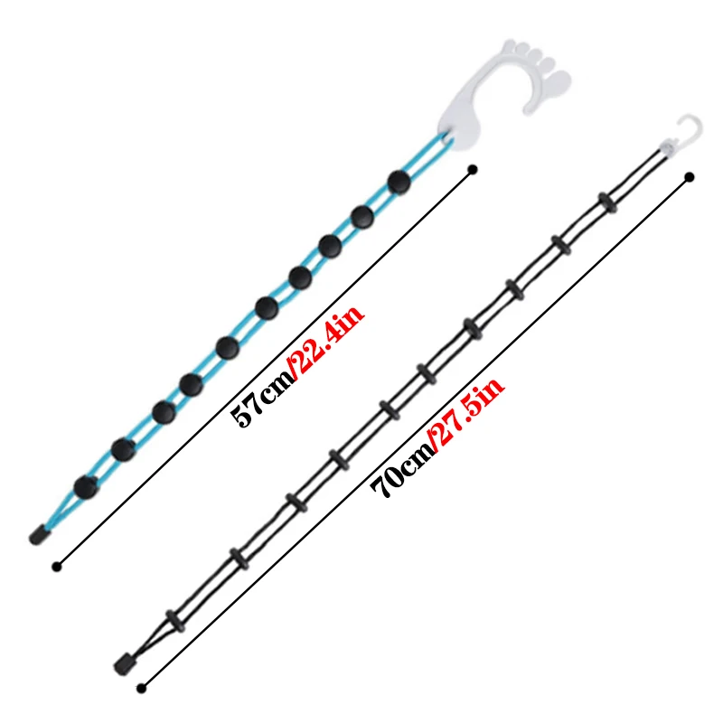 Органайзер хранения носков Регулируемый для сушка затягивающей веревочки дома