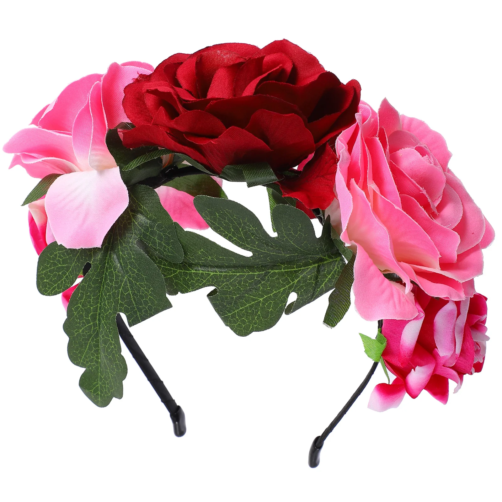

Stretchy Rose Flower Hairband Headband Headdress Cosplay Prop Gift
