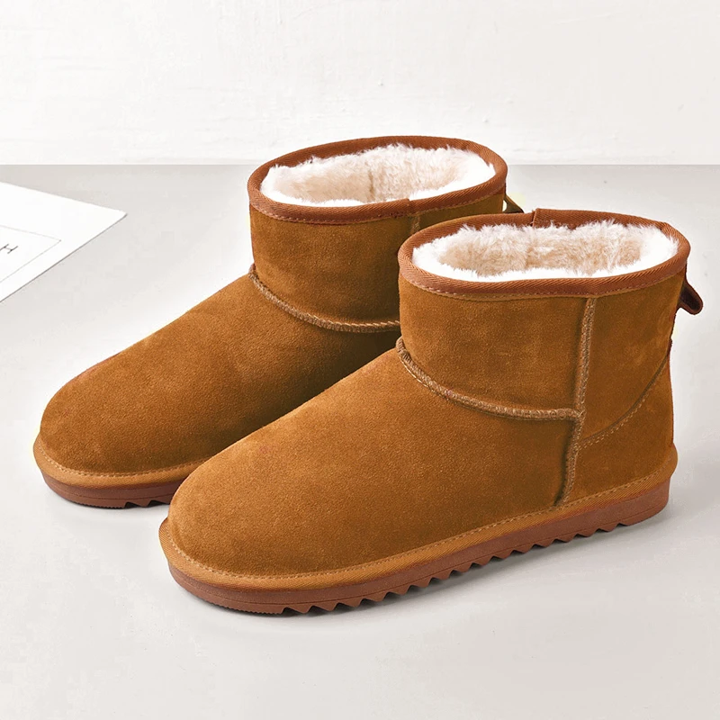 Мужская Повседневная зимняя обувь стеганые сапоги для мужчин на платформе