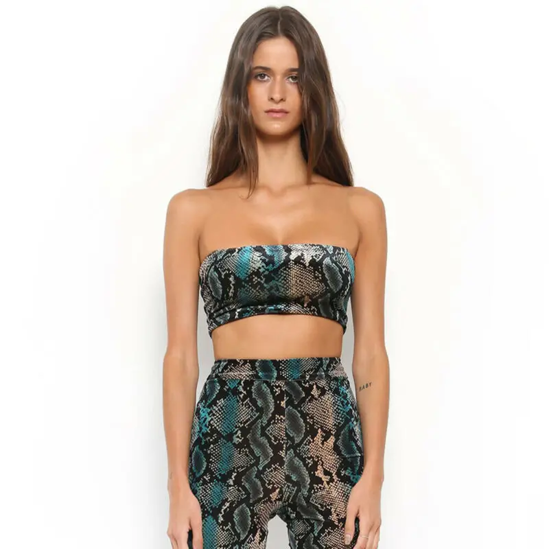 Женские летние без рукавов сексуальные эластичные Boob трубки бретелек стрейч