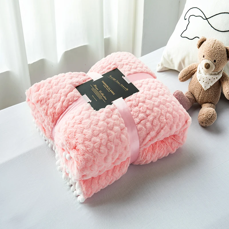 

Double Faced Velvet Super Thick Love Shaped Lamb Blankets Mantas Cama Decke Deken Koc for Nap Bed Sofa Para Bebe Coperta Divano