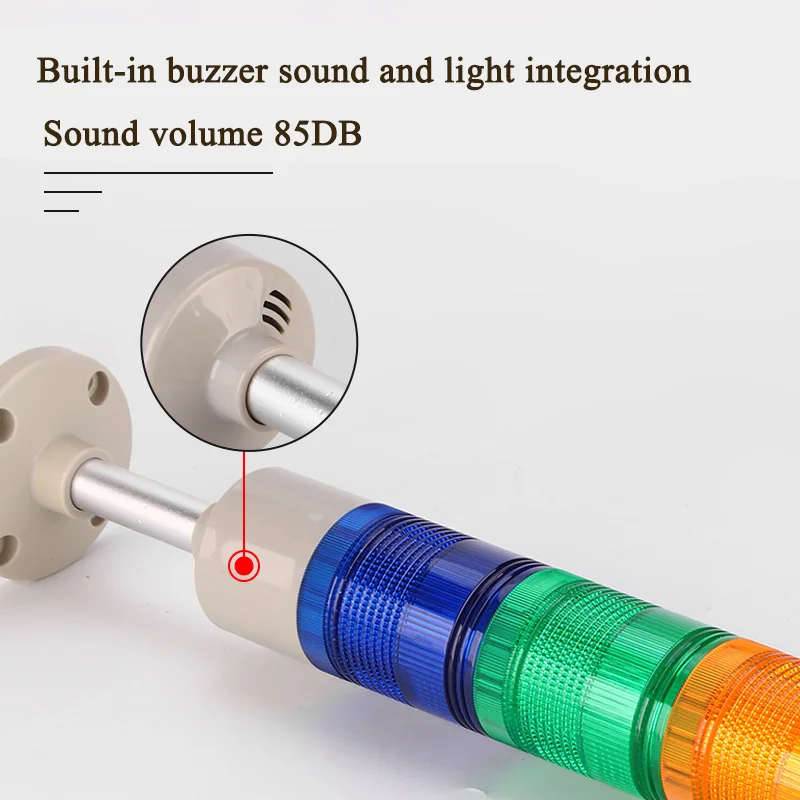 KinJoin многослойПредупреждение льная сигнализация со звуковым и светильник