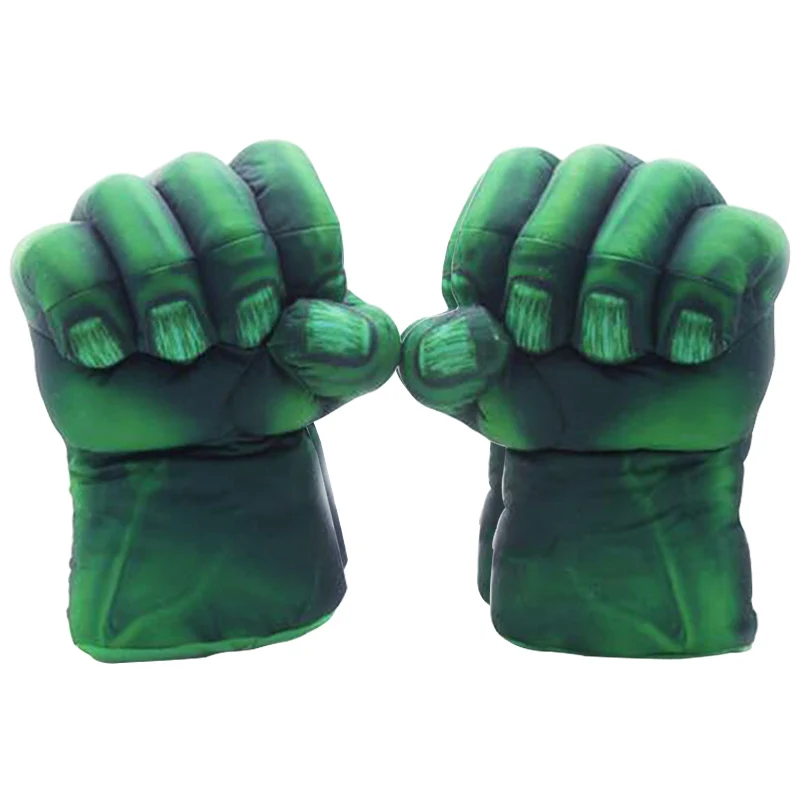 Аниме Мультяшные мягкие зеленые перчатки для косплея героев игрушки 28 см |