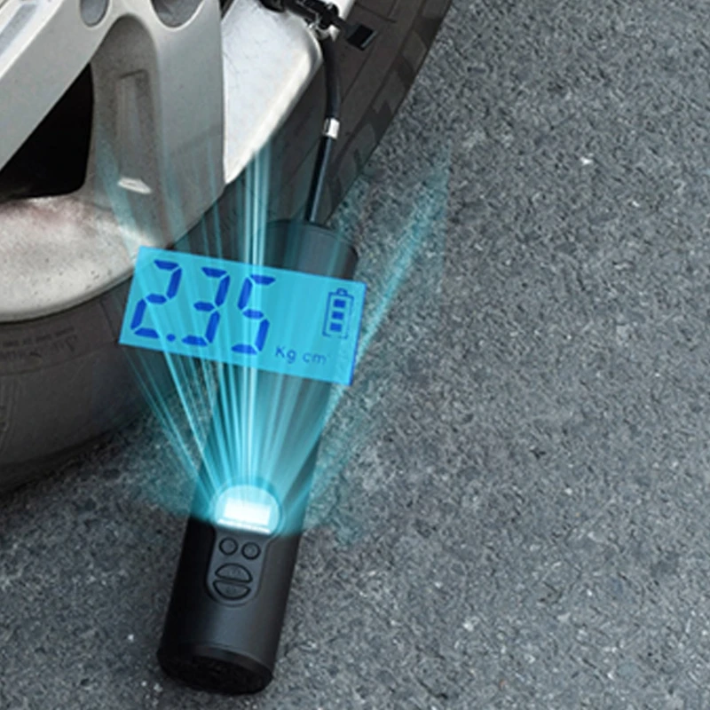 

12 В Автомобильный Электрический воздушный насос, предустановленное давление в шинах светодиодный светодиодная лампа, насос для накачки 40GF