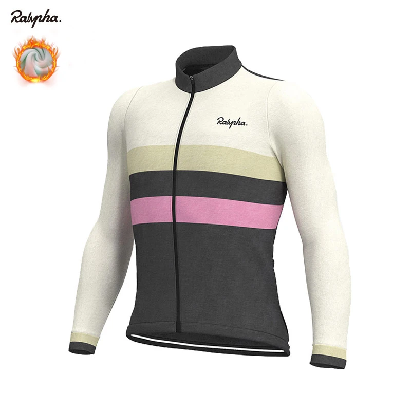 6 Raphaing Pro Team Bike Велоспорт Джерси зимний термальный флисовый комплект с длинными рукавами Ropa Ciclismo велосипедный триатлон, Велоспорт Набор - Цвет: 6