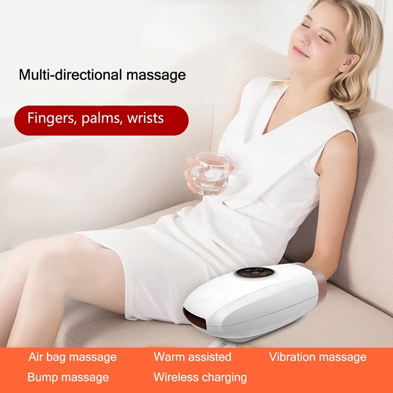en Ucuz Elektrikli Acupressure Palmiye El Masaj Aleti Koruyucu Sıcak Sıkıştır Masaj Araçları Relax Parmak Spa Uyuşma Ağrı Kesici