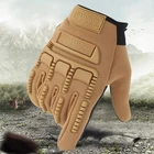 Перчатки мужские камуфляжные, боевые тактические митенки с закрытыми пальцами, в стиле милитари, для пейнтбола, спецназа, солдатиков, для стрельбы на велосипеде