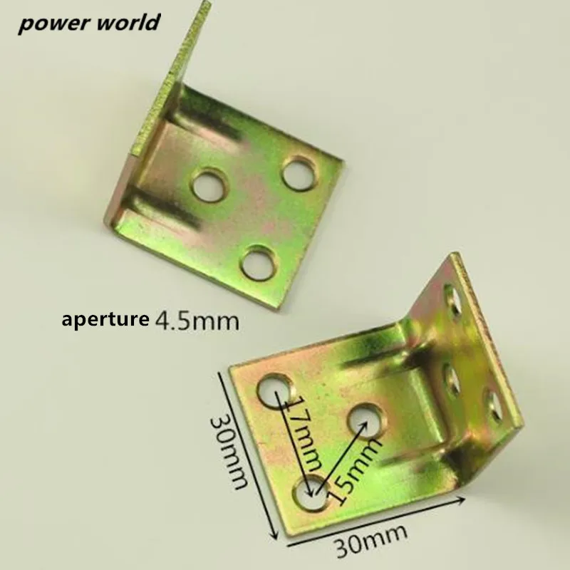 6 шт. усиленные прямые Угловые скобы 30*30 мебельные аксессуары фиксированная Скоба