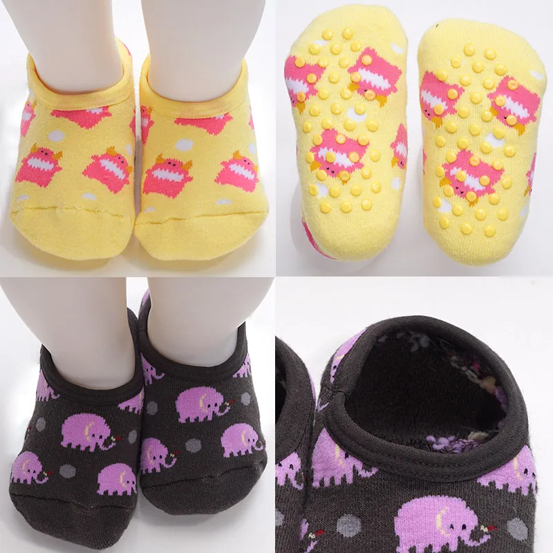 Милые детские носки серии Тигр для младенцев Мультяшные хлопковые короткие