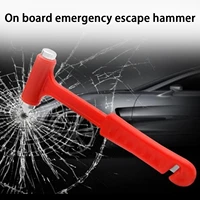 emergency escape tool car self help escape hammer fire emergency window breaker knocking glass artifact car rescue red hammer