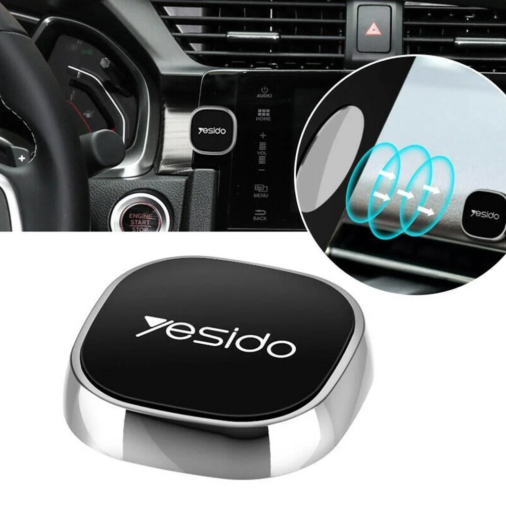 

Mini Magnetic Car Mount Phone Holder for iPhone GPS Metal Round Magnet Stand