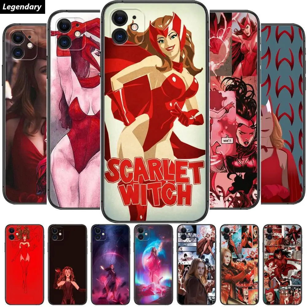 

Scarlet Witch Phone Cases For iphone 13 Pro Max case 12 11 Pro Max 8 PLUS 7PLUS 6S XR X XS 6 mini se mobile cell