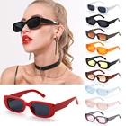 Солнцезащитные очки прямоугольные, для мужчин, женщин, мужчин, в маленькой оправе, роскошные квадратные очки, винтажные, с защитой UV400, для путешествий, для покупок