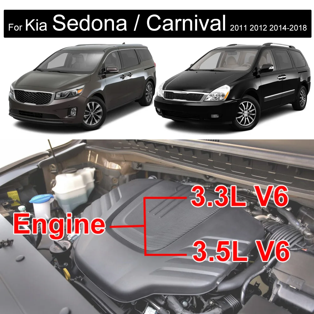 Автомобильный масляный фильтр для Kia Sedona Carnival YP 2015 2016 2017 2018 3 л 3342CC V6 протектор