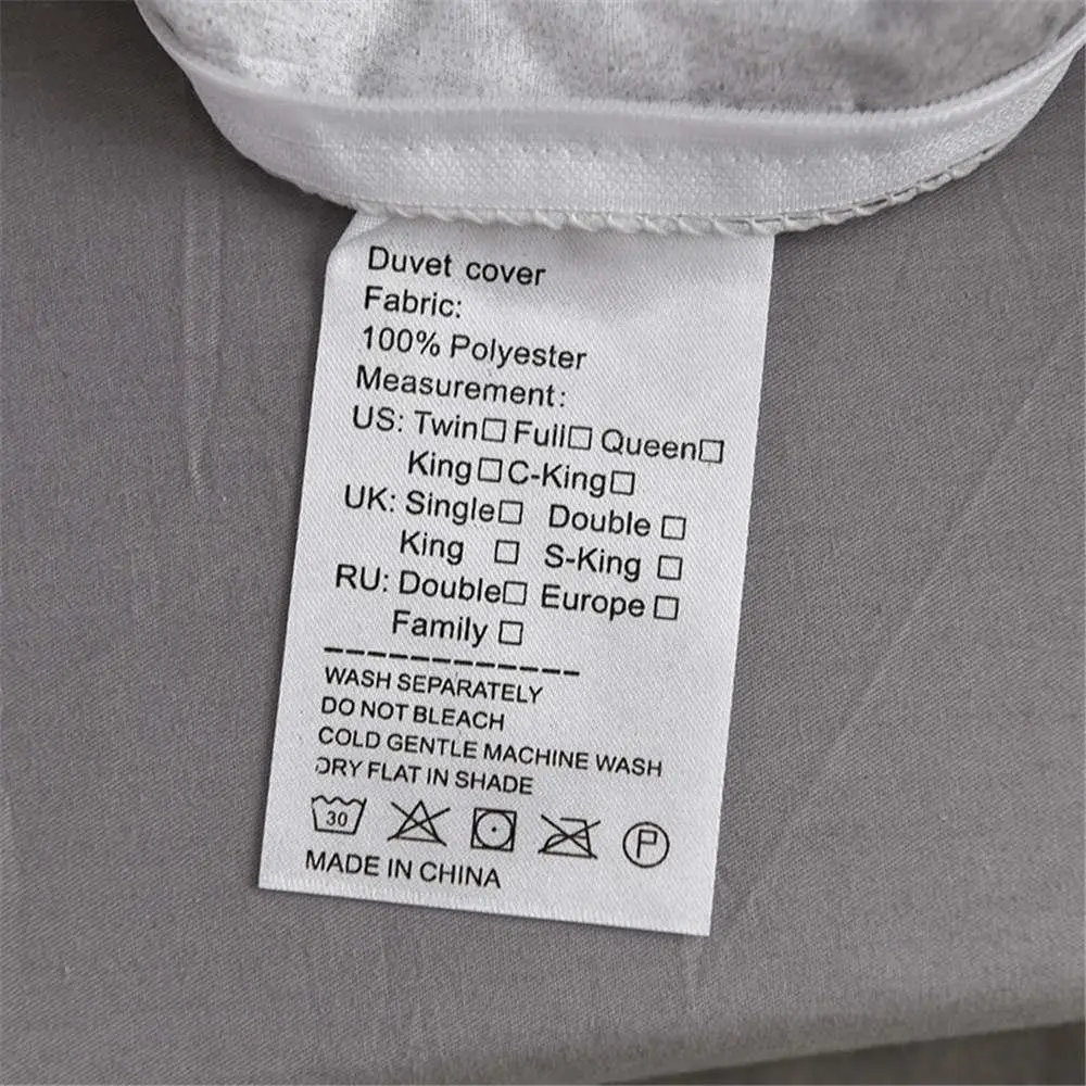 Набор пододеяльников с принтом комплект из 25 предметов в современном стиле