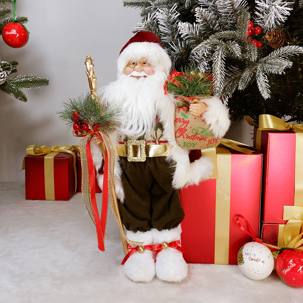 Большой Санта-Клаус плюшевые куклы игрушка украшение для елки подарок рукоделия