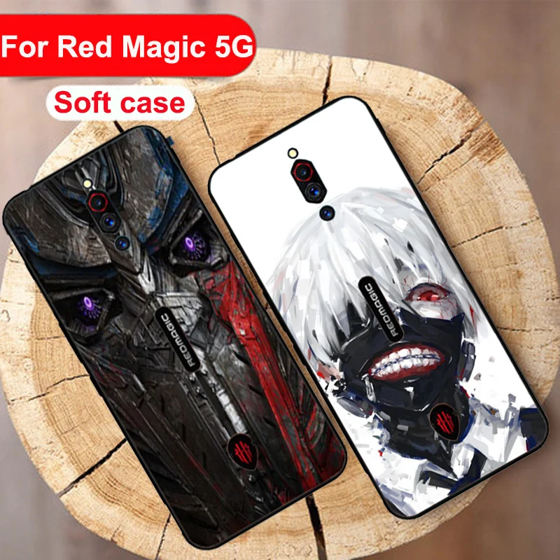 Чехол для телефона ZTE Nubia Red Magic 5G мягкий силиконовый чехол накладка из ТПУ с