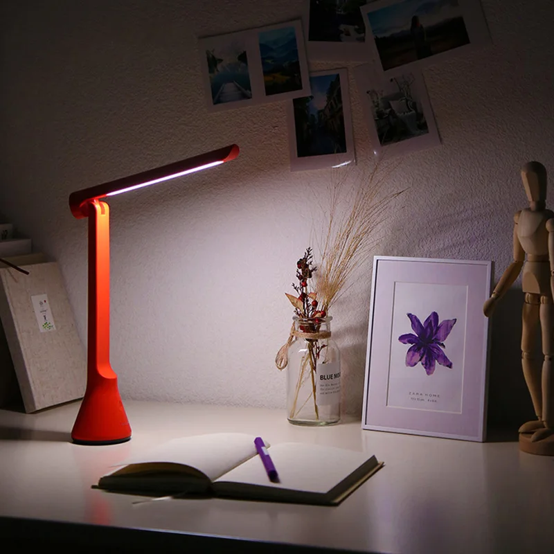 YEELIGHT YLTD11YL Портативный три диммера USB складная зарядка маленькая настольная лампа 200лм настольная лампа Защита глаз длительность 40 часов