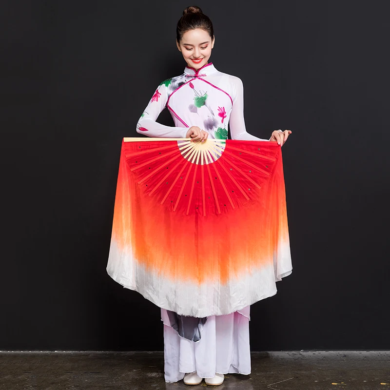 Аксессуары для взрослых имитация Шелкового волокна танцевальный веер длинный