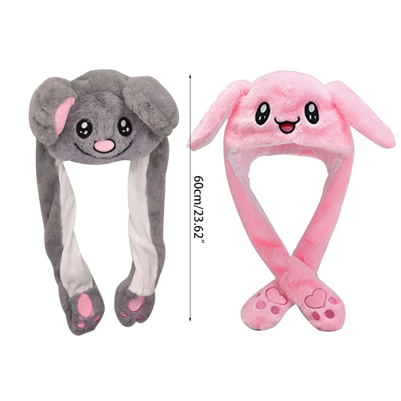 

Funny Ears Fluffy Mobile Bunny Ears Pinched Bunny Ears Cosplay Christmas Party Hats