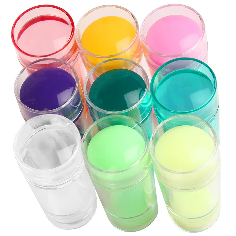 1 шт голографический прозрачный штамп для ногтей штамповки пластины