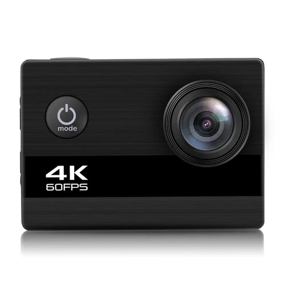 4K Ультра HD экшн-Камера Wi-Fi HD спортивные Камера широкоугольный объектив с фокусным расстоянием 4 K/60fps видео 2400W пикселей 2-дюймовый ЖК-дисплей 100FT Водонепроницаемый Камера