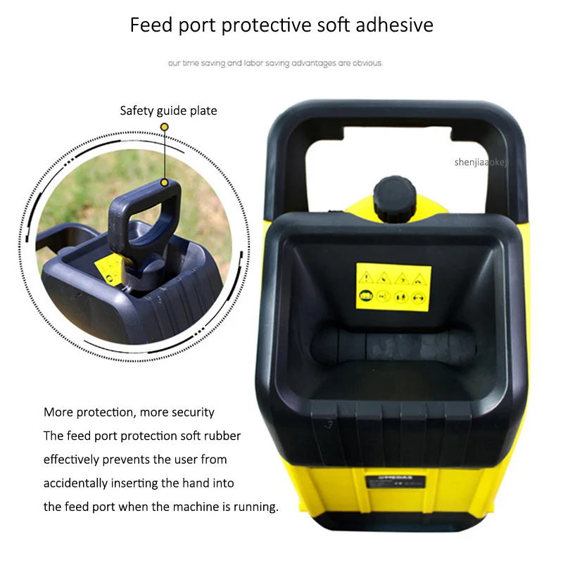 50L Large Capacity High Power Electric Wood Shredder MDSZJ01 Garden Shredding Machine For Industrial/home/gardening 220v | Инструменты