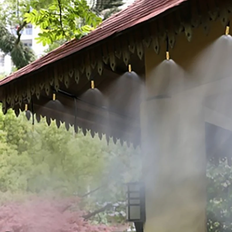 2PCS/SET Copper Mist Nozzle Garden Sprayer Nozzle Greenhouse