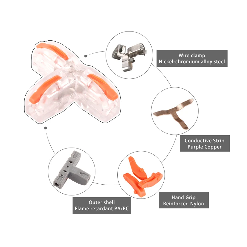 Универсальный Компактный Т-образный быстроразъемный распределительный