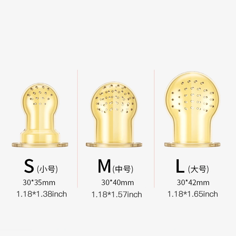 

Kids Nipple Silicone Teether Fresh Fruit Food Feeding Tool Safe Milk Medicine Feeder Baby Pacifier Bottles Kids Supplies