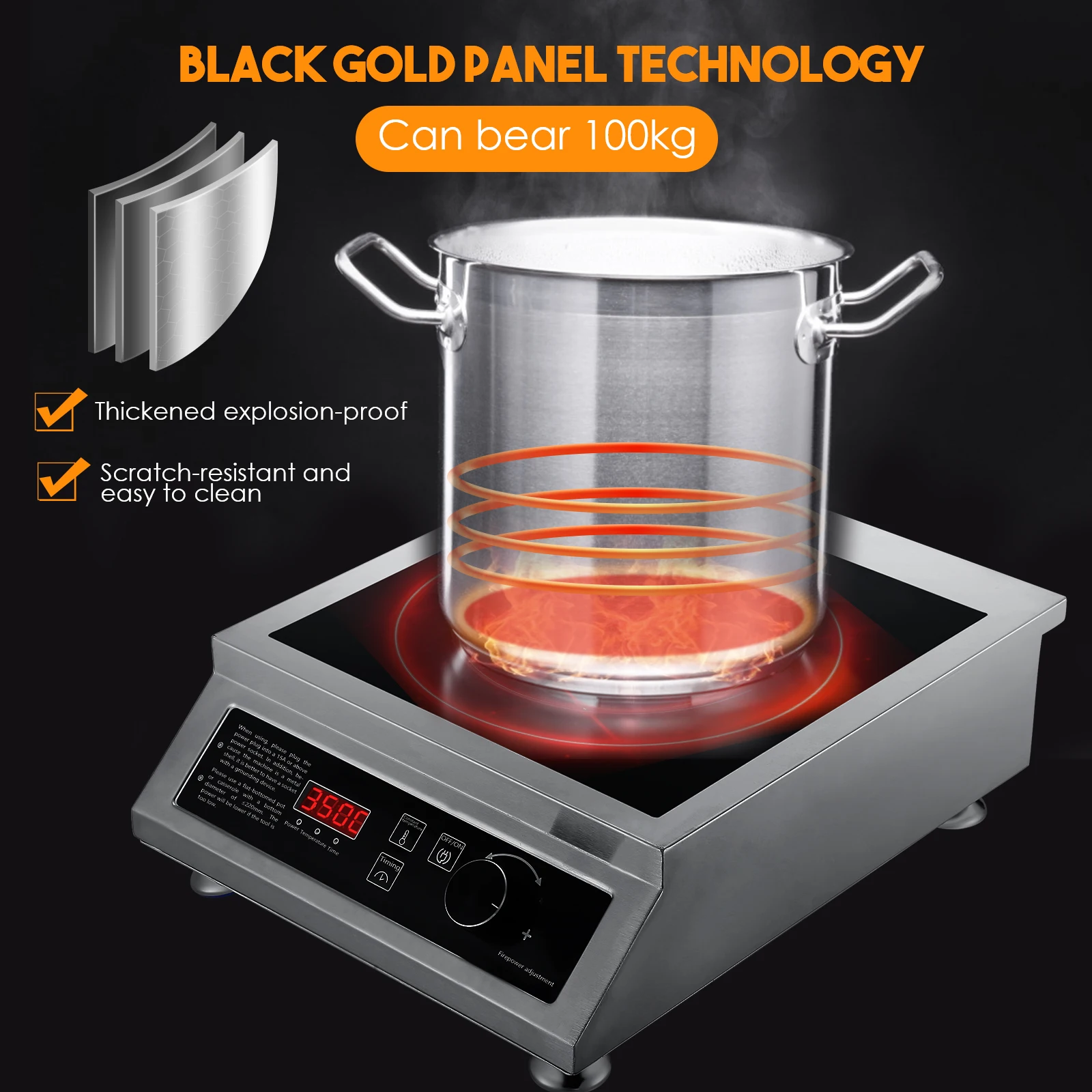

3500w Desktop induction cooker Induction Cookers cooking plates hot electric panel hob