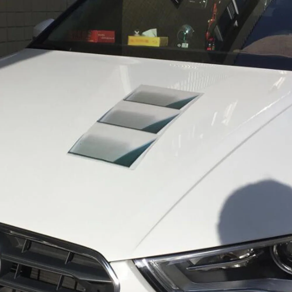 

48*20cm Car Decoration Decals Hood Fender 3D Simulation 2pcs Fashion Brand New High Quality