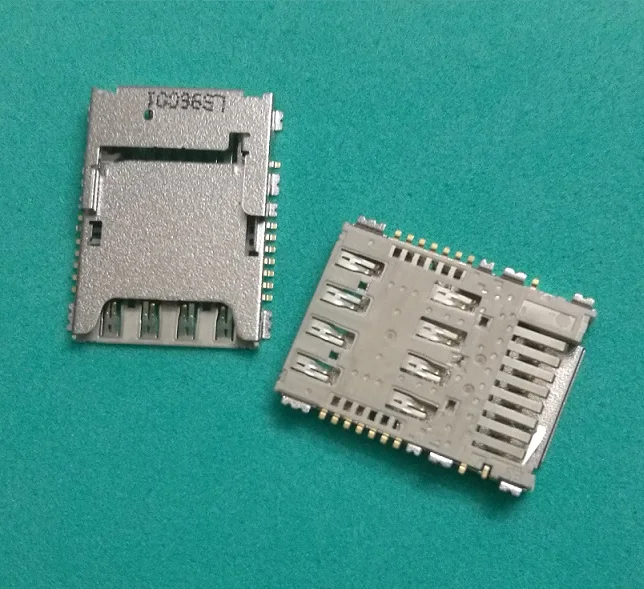50 шт./лот устройство считывания sim карт Разъем для samsung Galaxy S5 G900H G900F G900X G9009 G530H слот