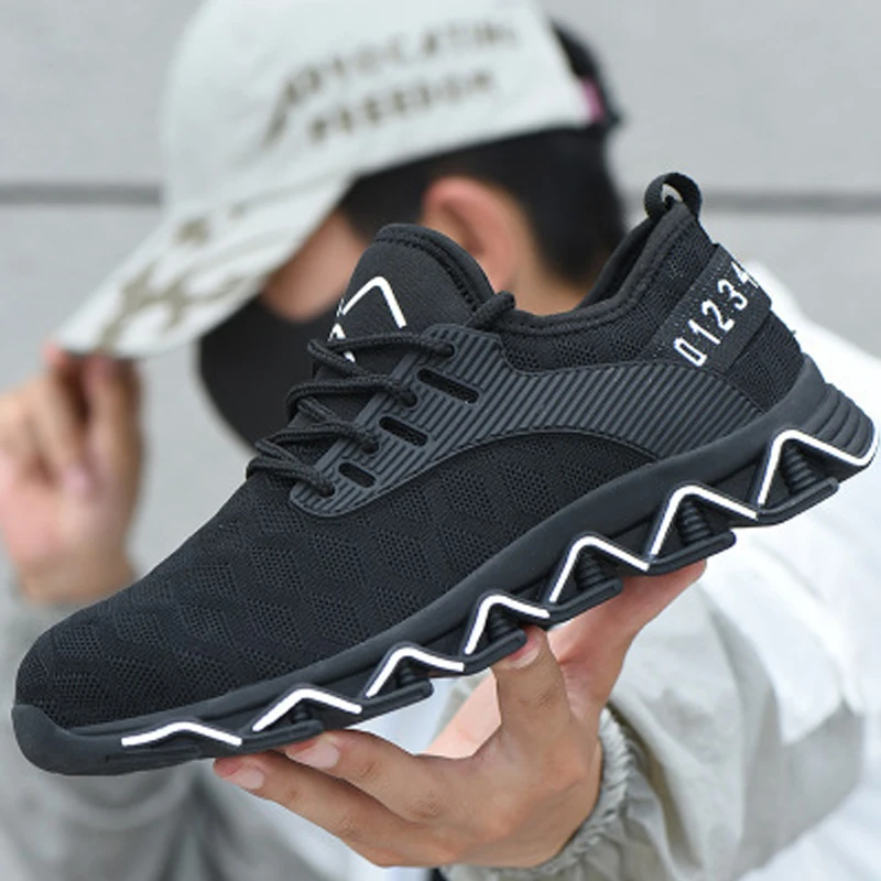 Новый дизайн Рабочая защитная обувь ботинки для мужчин со стальным носком