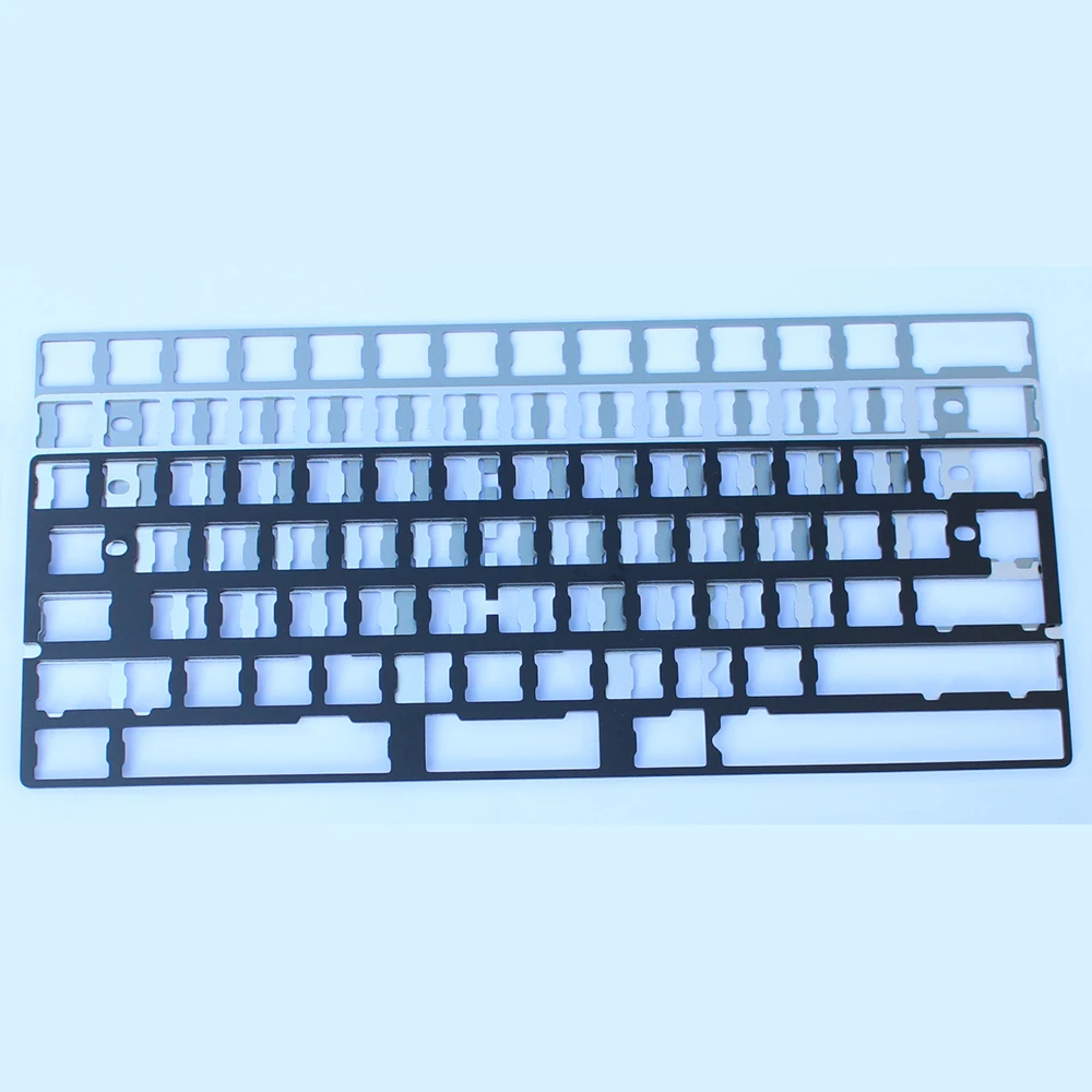 Алюминиевые пластины поддержка GH60 покер XD60 XD64 CNC Анодированный добавить клавиши