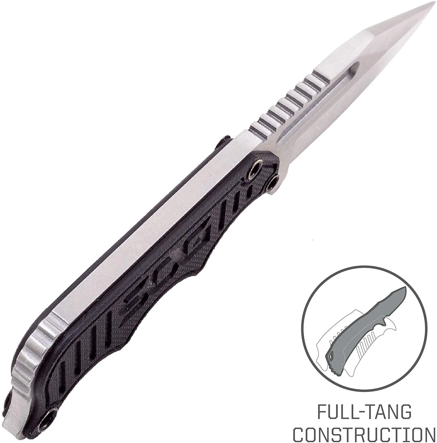 SOG-Cuchillo pequeño de hoja fija Edc Instinct Mini, 1,9 pulgadas, cinturón Tang completo, bota, táctico, envoltura y cadena para el cuello