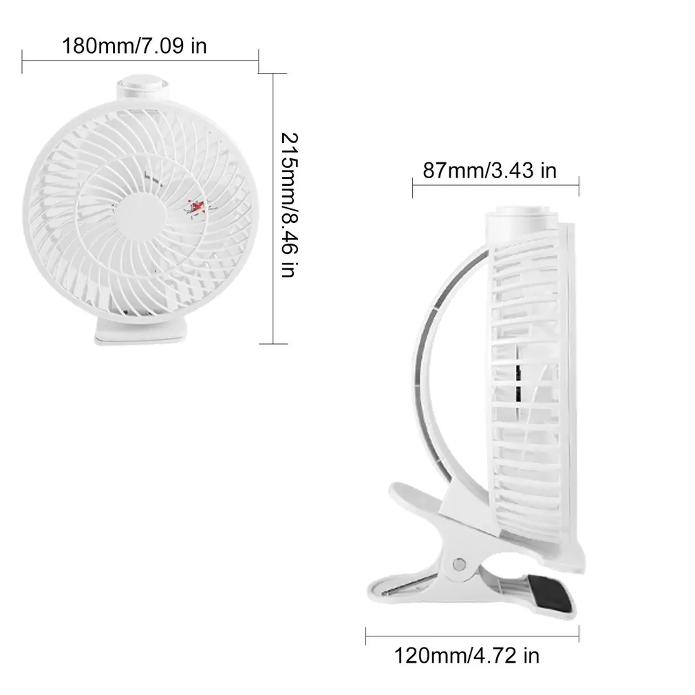 

High Quality Desk Clip Fan Portable Cooling Fan Usb Slide Fan Desk Clip Usb Summer Fan