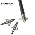 3 шт. наконечник для охотничьих стрел, 3 лезвия, стальная стрела, наконечники для стрельбы, цель 100 гр, наконечник стрел и аксессуары для стрел