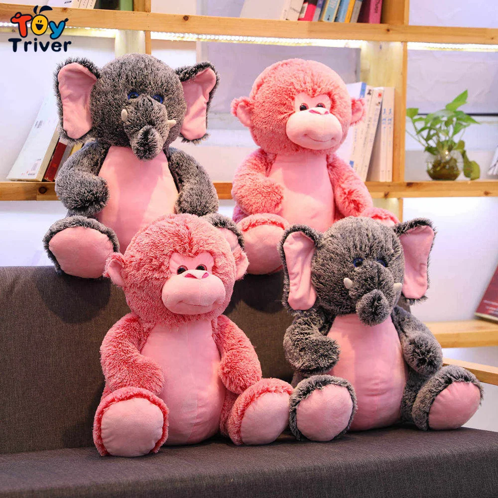 Мягкие игрушки Kawaii Monkey Chimpanzee Gibbon Gorilla для детей, мальчиков, девочек и взрослых в подарок на любой случай. Они станут отличным декором для комнаты.