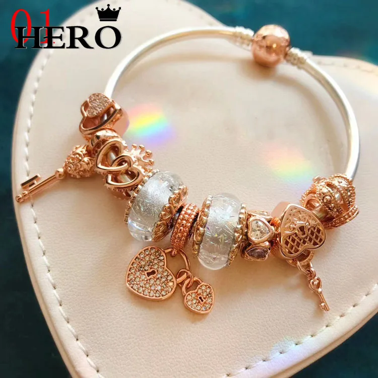 

Hero100% 925 Pure Silver Original Copy High Quality 1:1 Bracelet Logo Free Wholesale Manufacturers