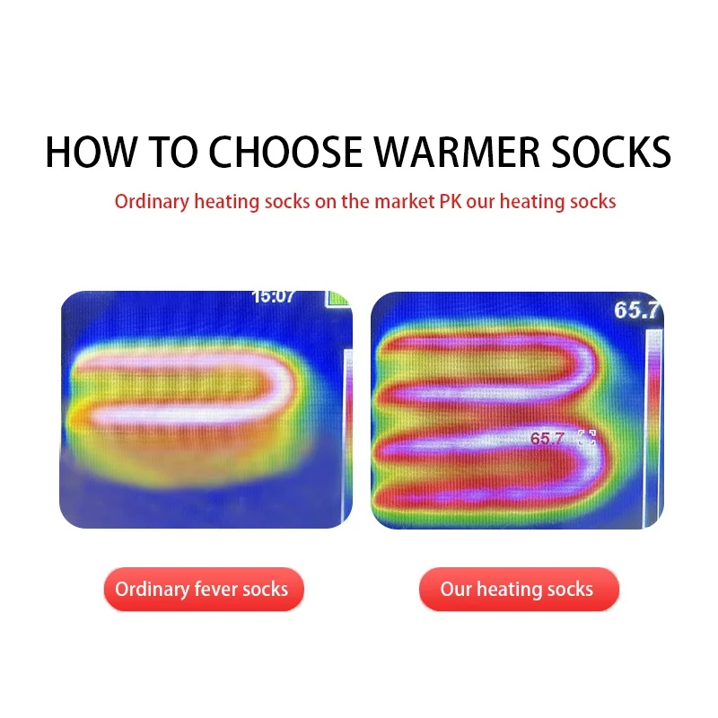 2021 зимние носки с электрическим подогревом из углеродного волокна для женщин