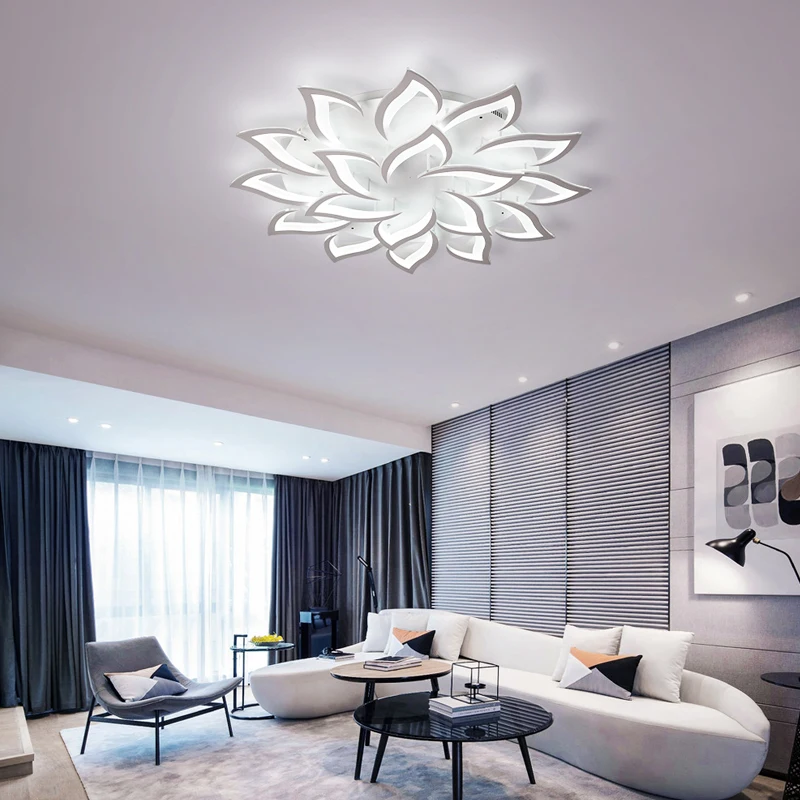 

New Nordic Lustre Led Ceiling Chandelier Modern Luxury Lotus Decor Lamp Lighting Chandelier Led Chandelier Lamp Lighting Fixture