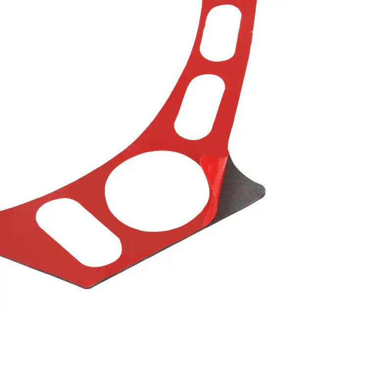 

Frame Steering Wheel Button Cover Interior Sticker Auto Car Carbon Fiber Deocr