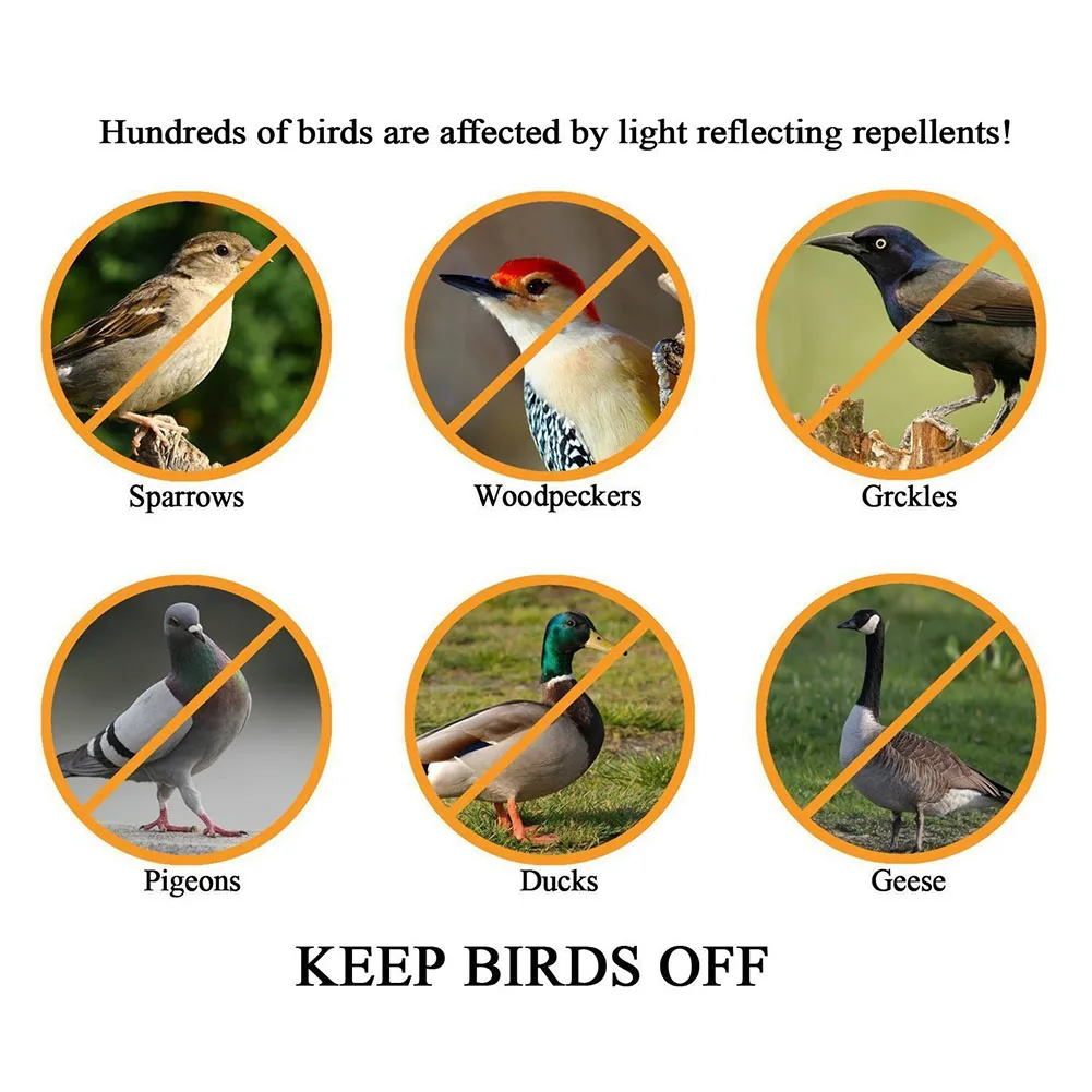 

Отпугиватель птиц, отражающая лента для защиты от вредителей, для сада LKS99