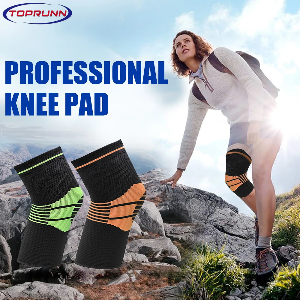 

Наколенник TopRunn, защита от артрита, снятия боли в суставах, бега, баскетбола, езды на велосипеде, занятий спортом